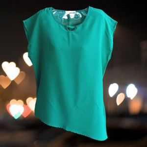 Singwing Women's Sleeveless Top Blouse Green Size XL